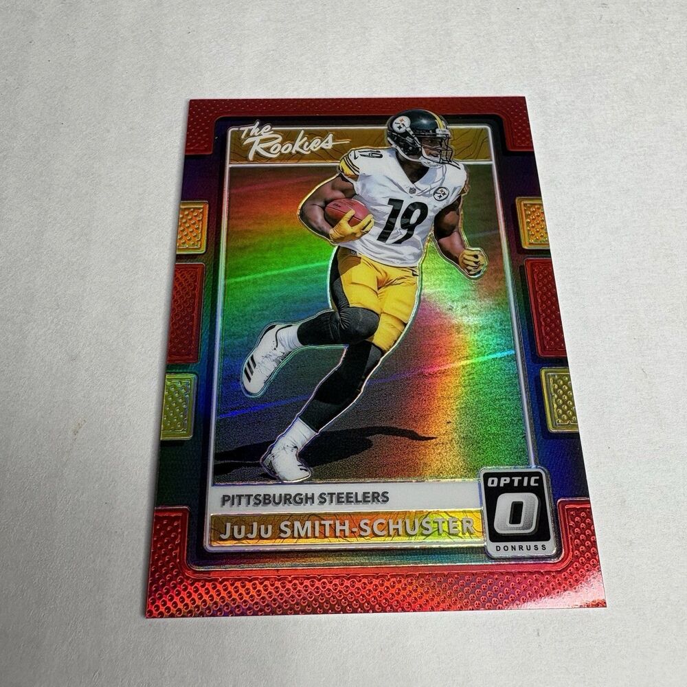 2017 Optic Red Holo THE ROOKIES Card #16 of JUJU SMITH-SCHUSTER /99 - Chiefs